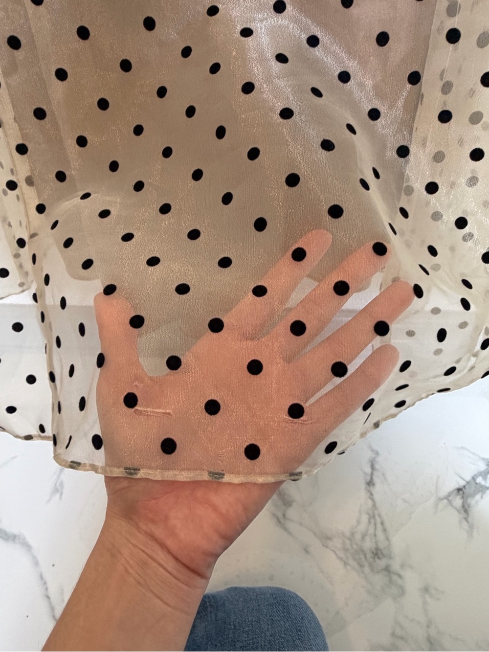 Polka Dot Vintage 90s Blondie Nites Maxi Dress medium Open Back Prom Formal - Picture 9 of 9
